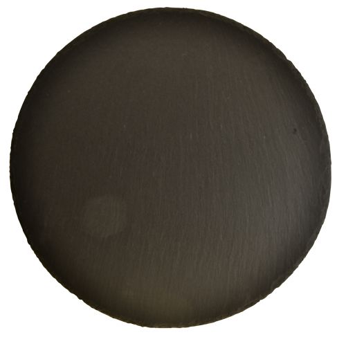 Product Natural slate plate round stone tray black Ø20cm 4pcs