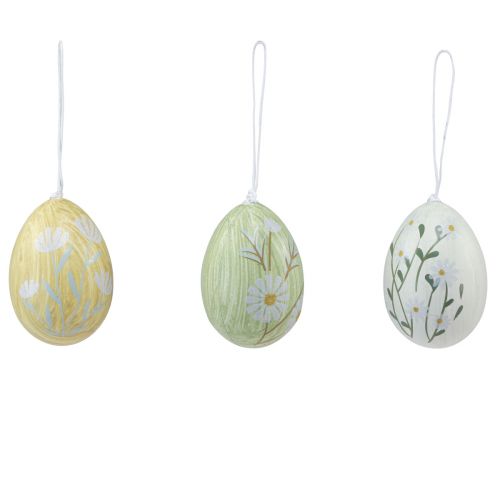 Floristik24 Decorative Easter eggs for hanging flowers marbled 7cm 3pcs