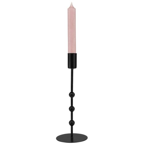 Product Stick candle holder candlestick black metal Ø7cm H19.5cm