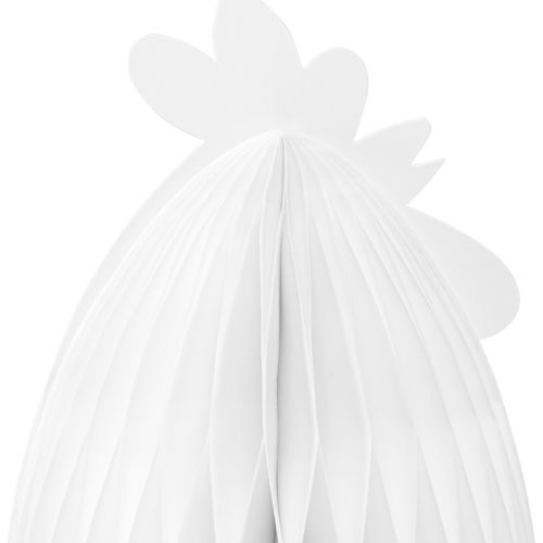 Product Decorative chicken honeycomb paper decorative figure white 28.5x15.5x30cm