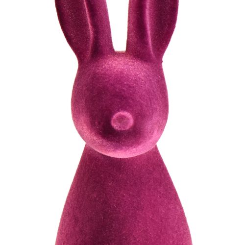 Product Bunny Flocked Easter Bunny Decoration Purple 15×15.5×47cm