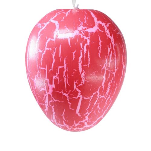 Product Decorative Easter Eggs Yellow/Pink/Red Crackle Ø15cm 3 Pcs