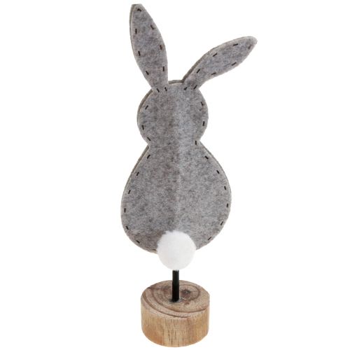 Stand table decoration Easter bunny decoration felt gray 50cm