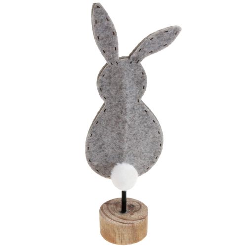 Floristik24 Stand table decoration Easter bunny decoration felt gray 50cm