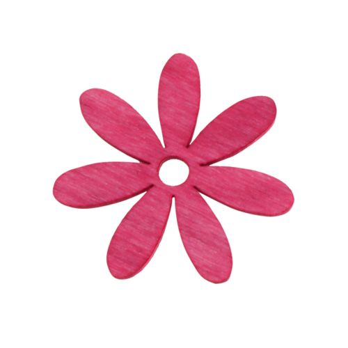 Product Scatter decoration wooden flowers table decoration summer colorful Ø4cm 72 pcs
