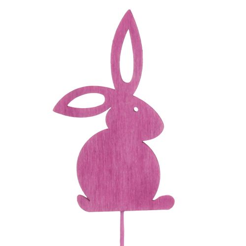 Product Easter bunny wooden flower plugs Easter bunnies 30,5cm 18 pcs