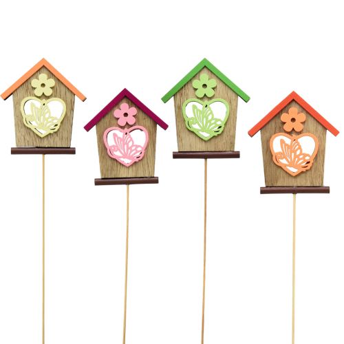 Product Flower Stick Spring House Butterfly Flower 8.5cm 12 pcs