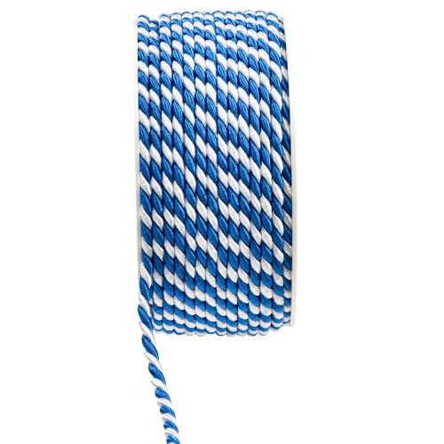 Floristik24 Cord blue white gift ribbon decorative cord decorative ribbon 25m
