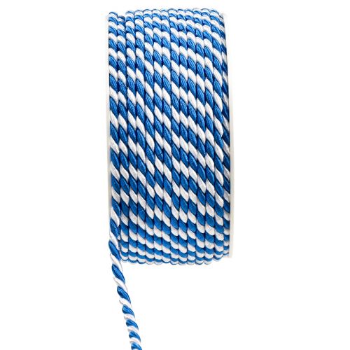 Floristik24 Cord Blue White Gift Ribbon Decorative Cord Decorative Ribbon 25m