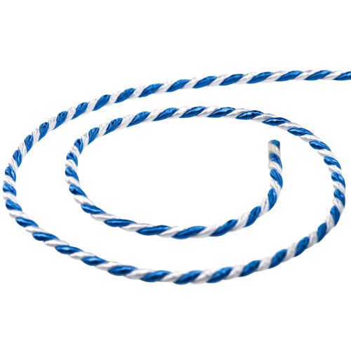 Product Cord blue white gift ribbon decorative cord decorative ribbon 25m