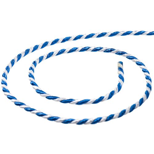 Product Cord Blue White Gift Ribbon Decorative Cord Decorative Ribbon 25m