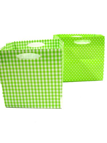 Floristik24 Plastic bag 12x12cm 12pcs. green