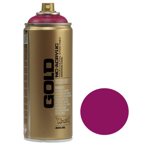 Floristik24 Spray Paint Spray Pink Montana Gold Satin Matt 400ml