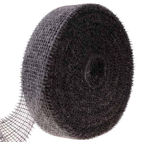 Product Jute ribbon net ribbon deco ribbon jute brown taupe 5cm 40m