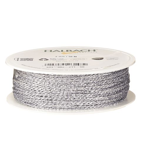 Silver cord 2mm 50m