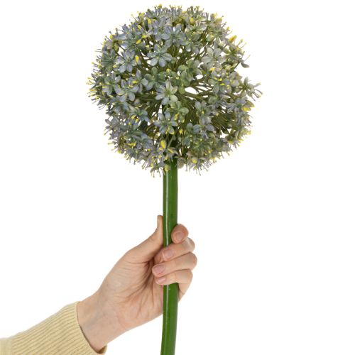 Product Artificial Allium flowering branch, lifelike appearance, 90cm