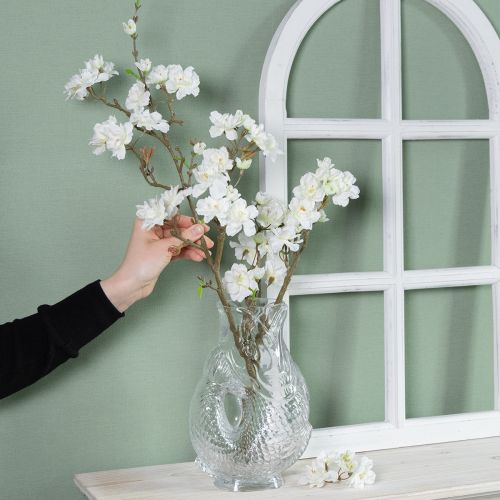 Product Glass vase in a decorative fish shape for harmonious room design, 24.5cm