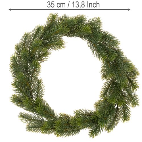 Kunststoff Wreath Pine Green for Door Decoration 35cm | Floristik24.co.uk