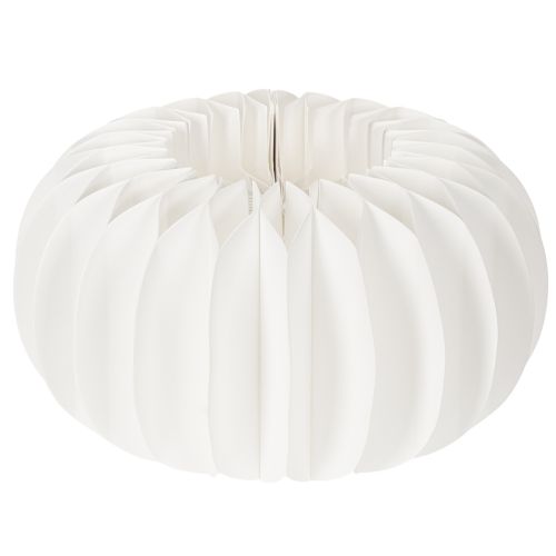 White Paper Honeycomb Pumpkin 24cm Set of 4 for Floral and Autumn Décor