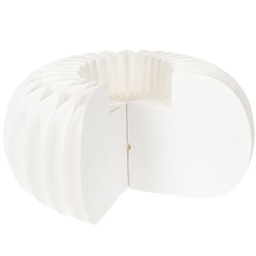 White Paper Honeycomb Pumpkin 24cm Set of 4 for Floral and Autumn Décor | Floristik24.co.uk