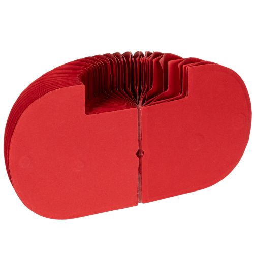 Red Honeycomb Paper Pumpkin Decoration, Set of 4, 24cm | Floristik24.co.uk