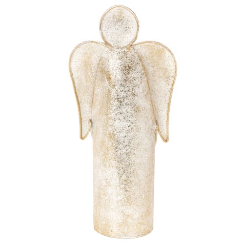 Gold Metal Angel Candle Holder