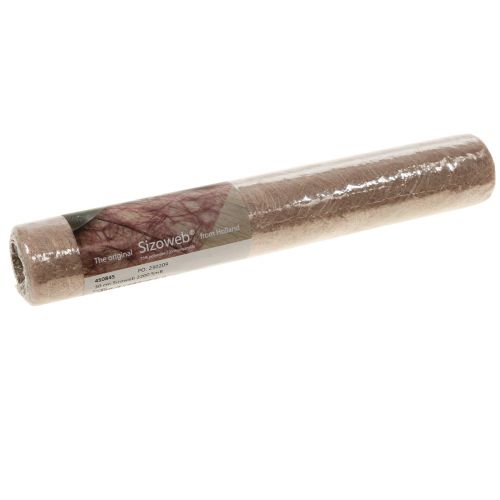 Product Deco fleece Sizoweb table runner beige 30cm 5m