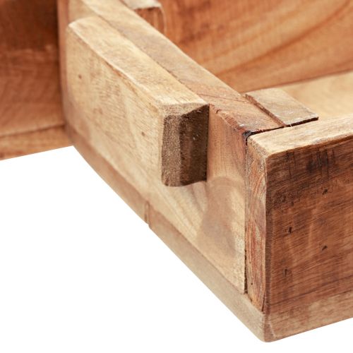 Product Box for planting wooden planter 48.5/40.5/32.5cm set of 3