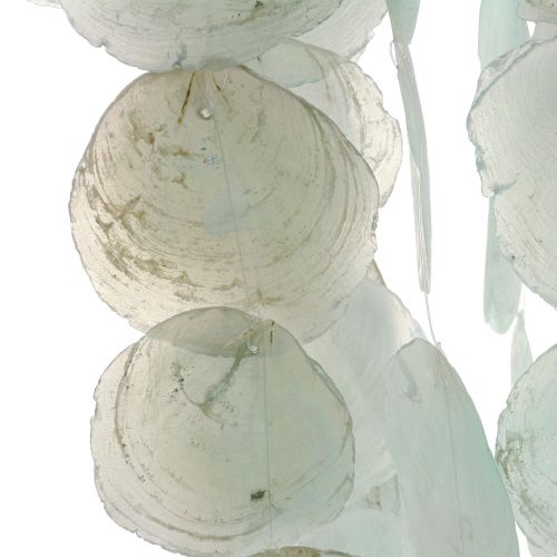 Floristik24 Capiz wind chime hanging decoration shell decoration green Ø29cm 160cm
