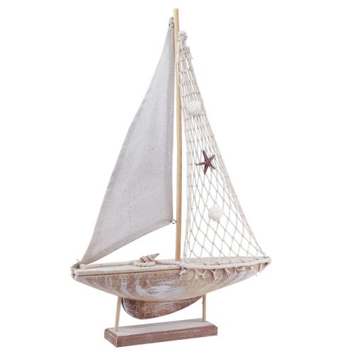 Sailing ship decoration sailboat maritime decoration 31.5×5.5×48cm