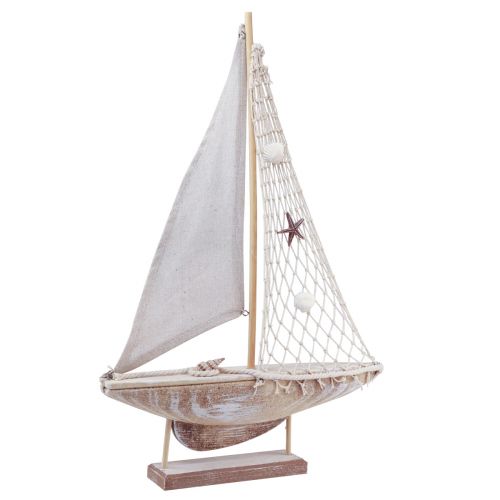 Floristik24 Sailing ship decoration sailboat maritime decoration 31.5×5.5×48cm