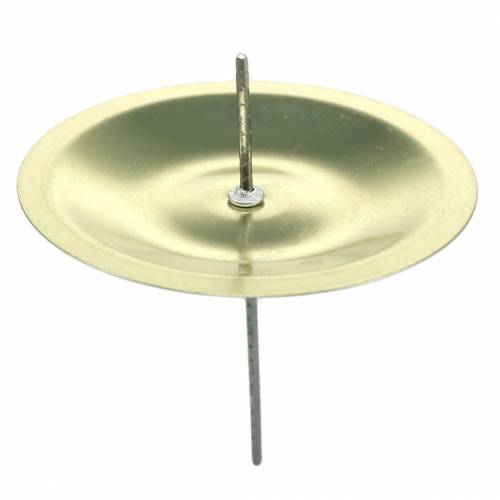 Candlestick with thorn gold Ø5cm 36p