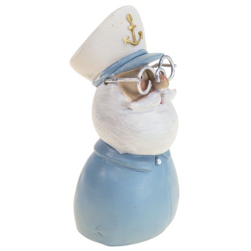 Floristik24 Maritime decoration figure captain with glasses summer decoration H11.5cm