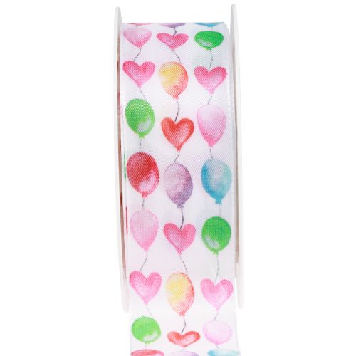 Gift ribbon colorful balloons birthday decoration 40mm 15m