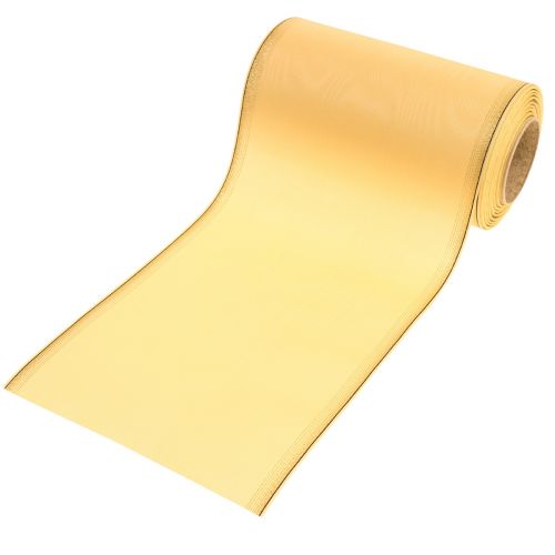 Product Wreath ribbon moiré wreath ribbon yellow 175mm 25m