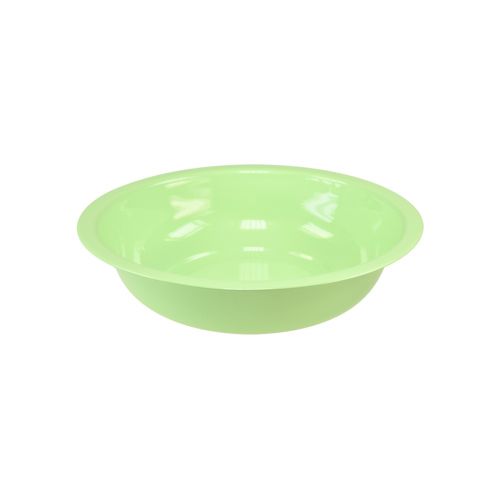 Product Decorative bowl metal enamel look bowl green lime 25cm