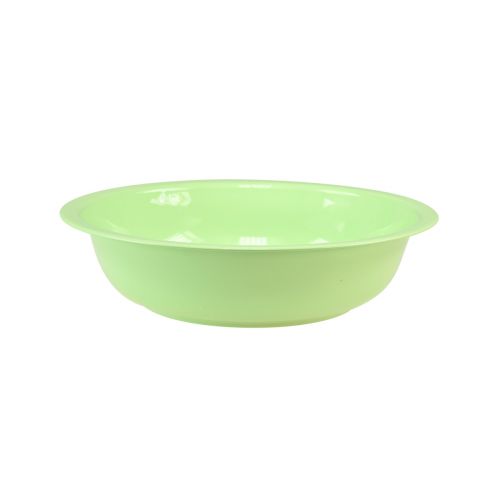 Product Decorative bowl metal enamel look bowl green lime 25cm