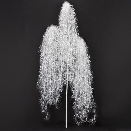 Artificial White Frosted Winter Branch, 70 cm for Christmas and Winter Decor