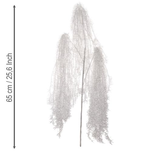 Artificial White Frosted Winter Branch, 70 cm for Christmas and Winter Decor | Floristik24.co.uk