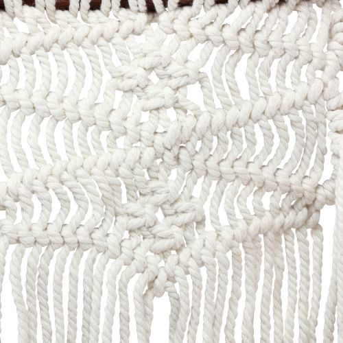 Product Wall hanging macrame boho wall decoration cream 18.5×48cm