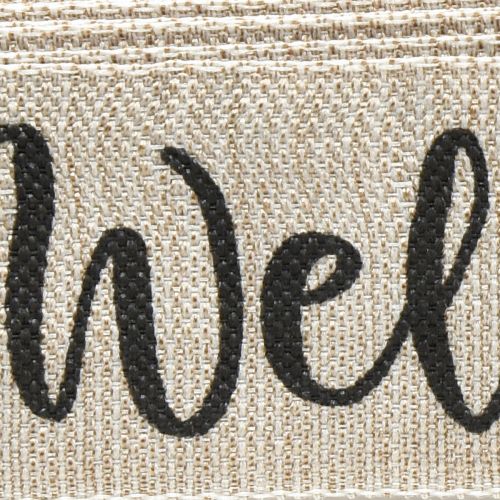 Product “Welcome” ribbon door decoration decorative ribbon for door wreath 30mm 7m