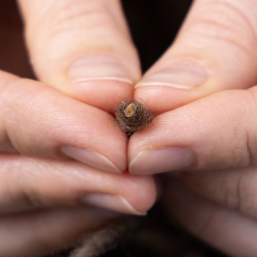 Product Wick thread, wool cord, brown, 55m decorative string for floristry and crafts