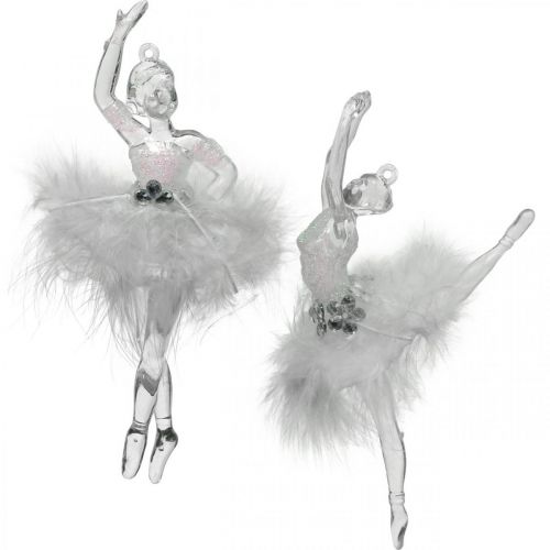 Floristik24 Tree decorations, advent decorations, ballerina pendant 12.5-14cm 3pcs