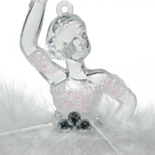 Product Tree decorations, advent decorations, ballerina pendant 12.5-14cm 3pcs