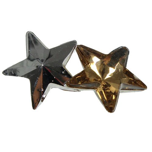Product Decoration to control acrylic stars Ø1,5cm gold 100g
