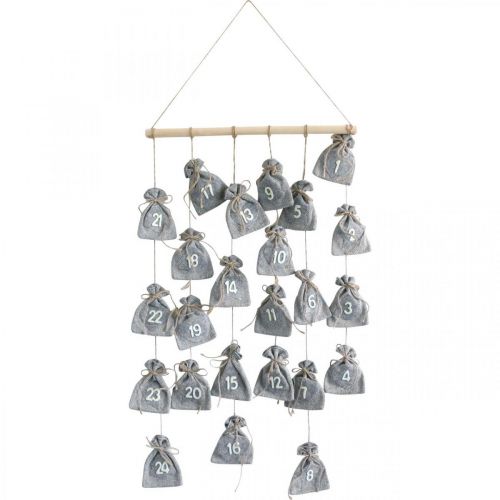 Product Advent calendar to fill Advent decoration bag H110cm