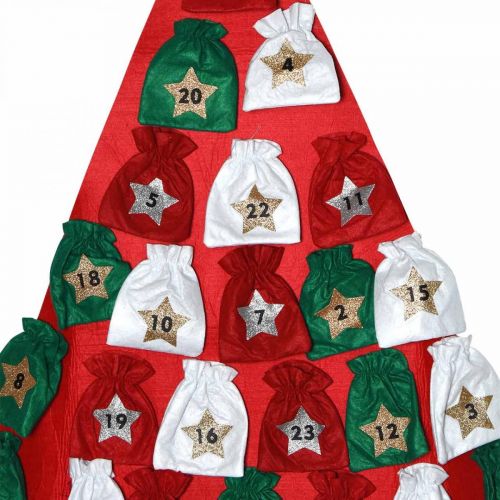 Product Advent calendar to fill yourself felt Christmas tree H115cm