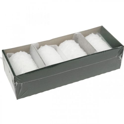 Product Advent candles, pillar candles, snowball candles 100/60mm 4 pcs