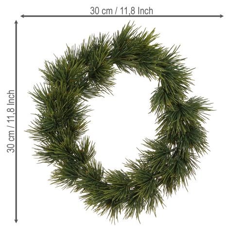 Floristik24 Advent wreath artificial pine wreath fir green decoration Ø30cm