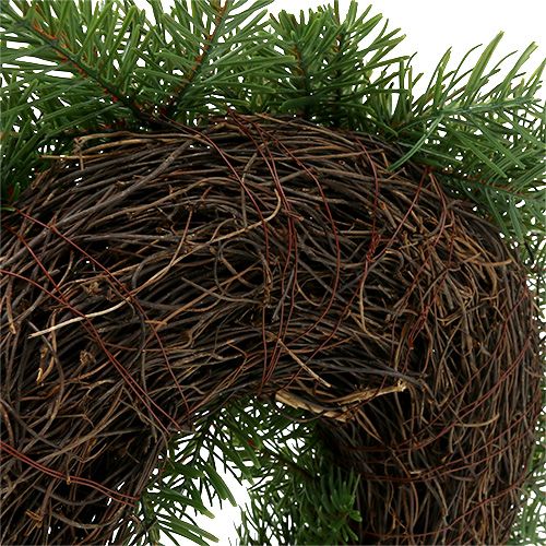 Product Advent wreath with fir Ø40cm H9cm